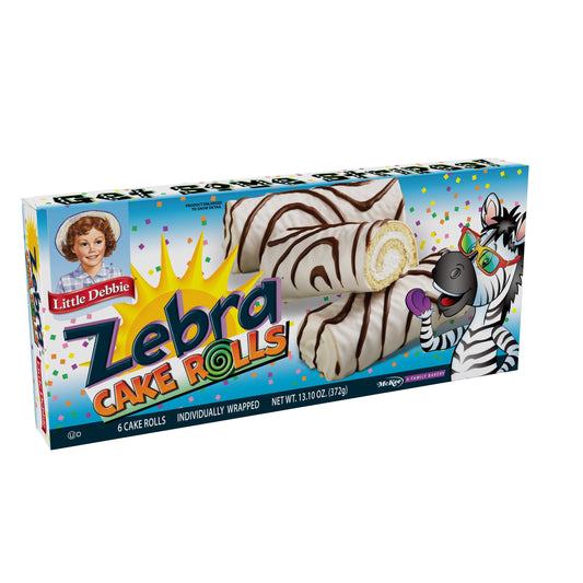 Zebra Cake Rolls, 13.1 Oz (6 Count)