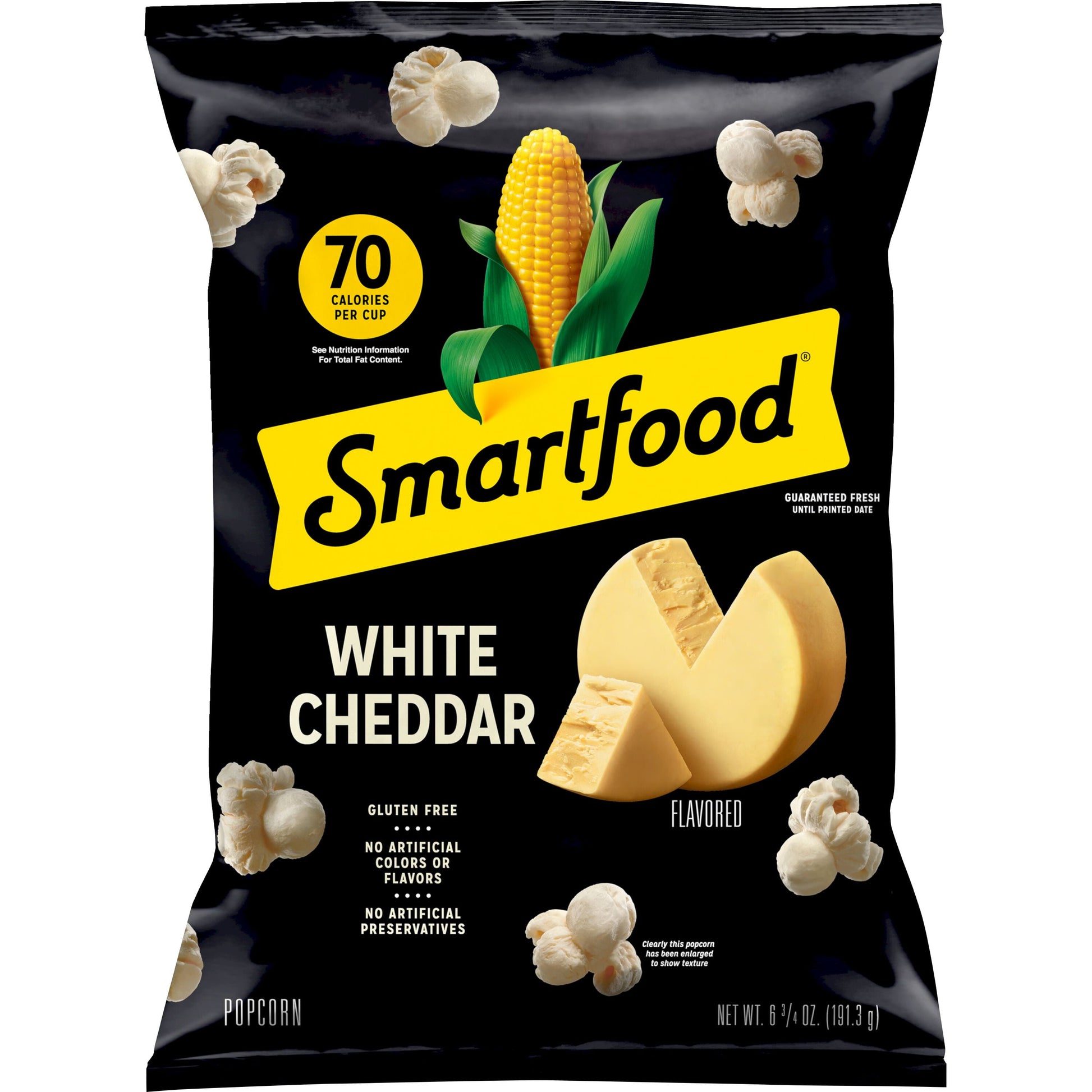 Smart Food Popcorn, White Cheddar, 6.75 Oz Bag