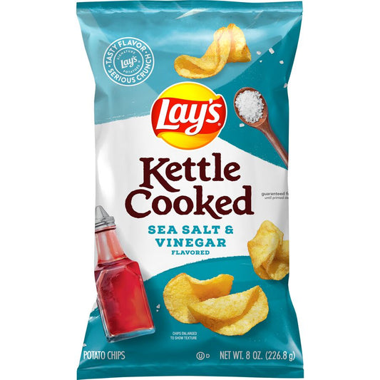 Lay's Kettle Cooked Sea Salt & Vinegar