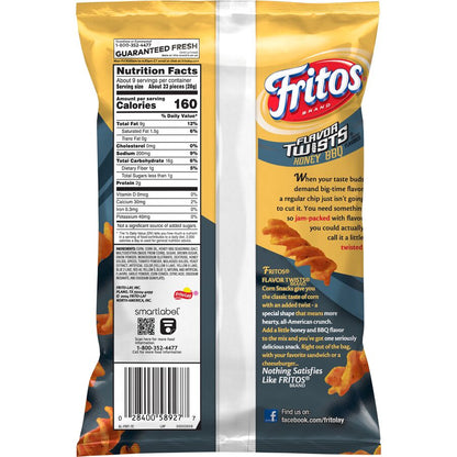 Fritos Flavor Twists Honey BBQ