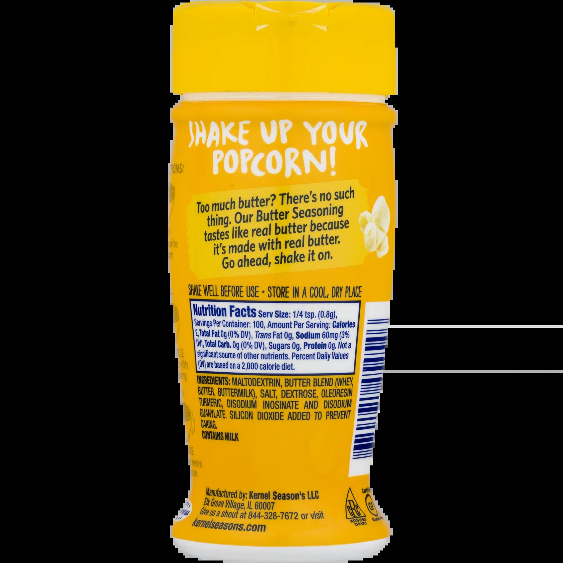 Butter Popcorn Seasoning, 2.85 Oz