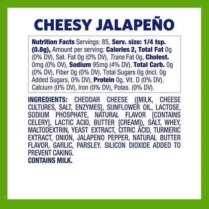 Cheesy Jalapeno Popcorn Seasoning, 2.4 Oz