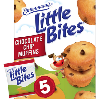 Little Bites Chocolate Chip Muffins, 5 Packs, Mini Muffins, 8.25 Oz Multipack