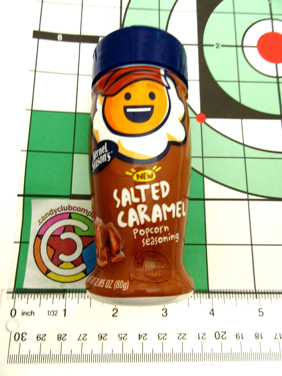 Salted Caramel Popcorn Seasoning, Regular 2.85Oz Bottle