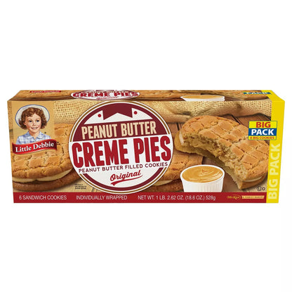 Big Pack Peanut Butter Creme Pies, 18.6 Oz